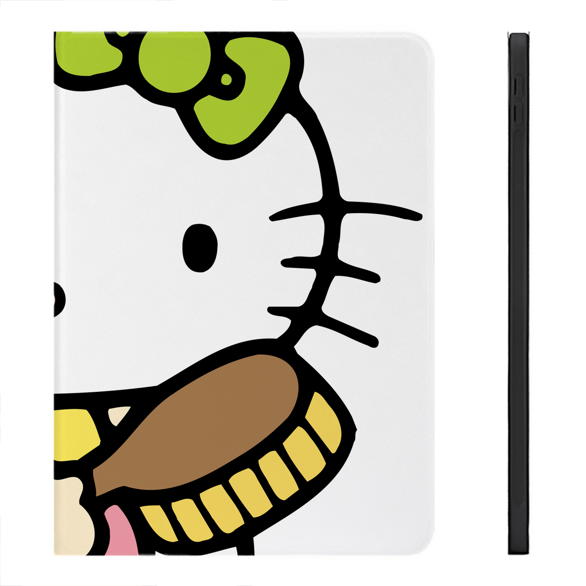 （画像用） Hello Kitty ハローキティ IPadケース ペンホルダー付き ブックスタイルデザイン